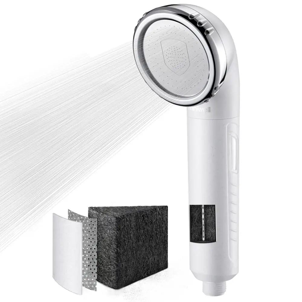Miniwell Handheld Shower Head with Multi-Stage Filter