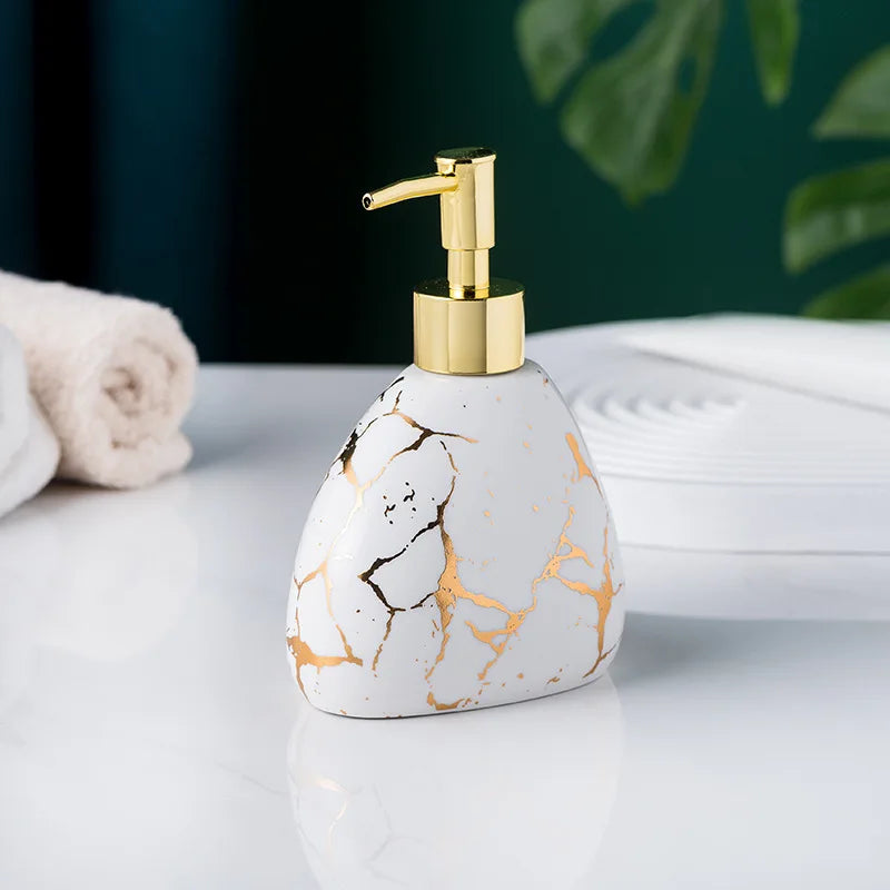 Ceramic Bathroom 5-Piece Set – Light Luxury Design