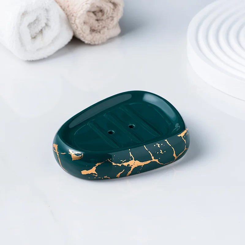 Ceramic Bathroom 5-Piece Set – Light Luxury Design