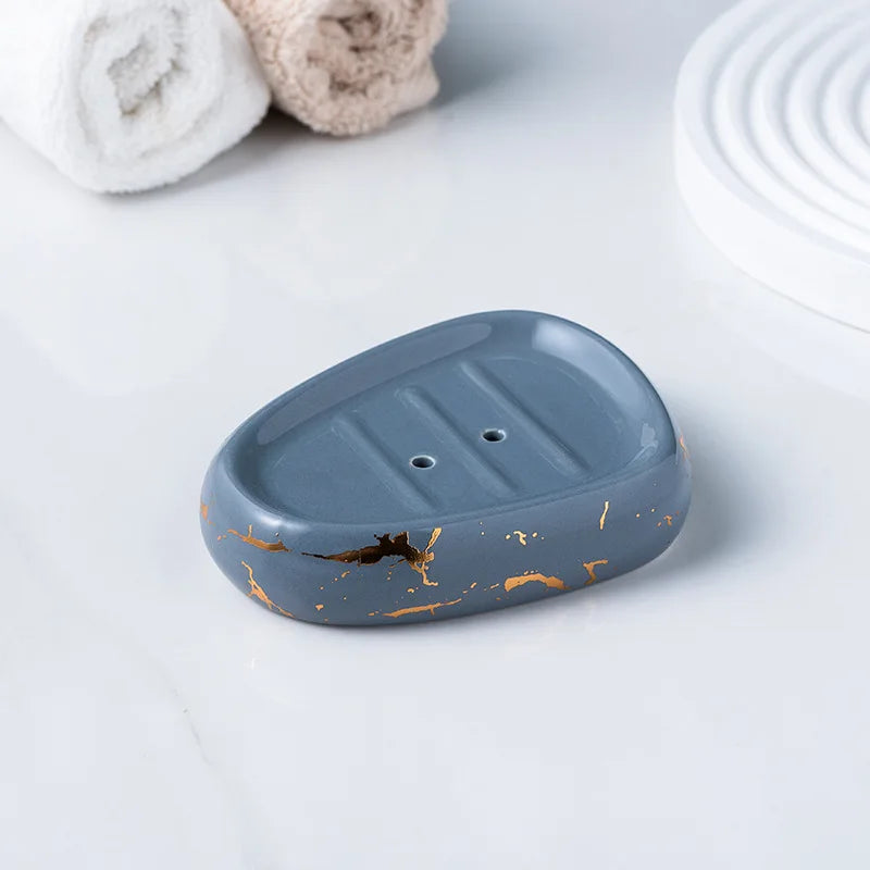 Ceramic Bathroom 5-Piece Set – Light Luxury Design