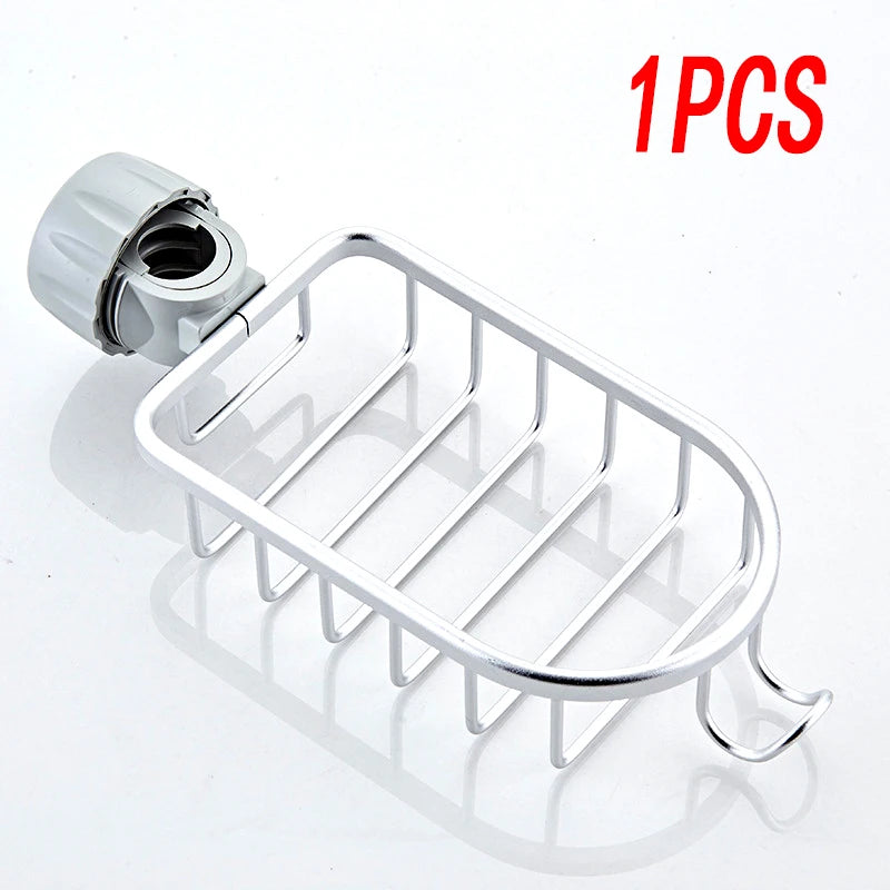 Adjustable Bathroom Faucet Storage Rack