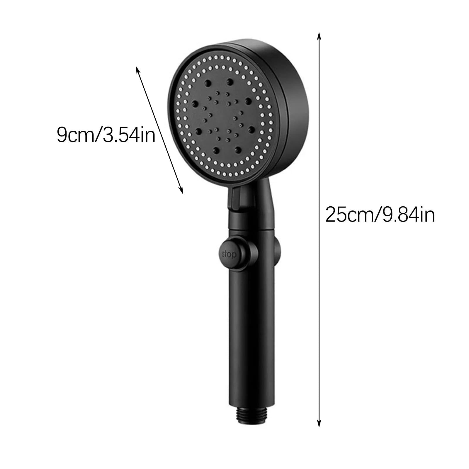 Multi-Function High Pressure Shower Head with ON/OFF Switch