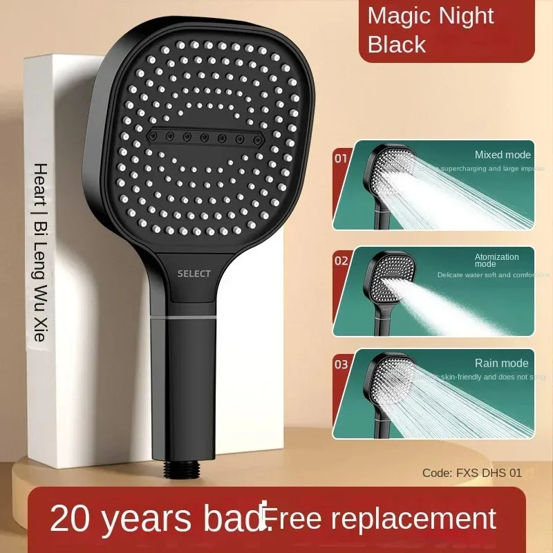 13CM Large Panel High Pressure Shower Head with Filter