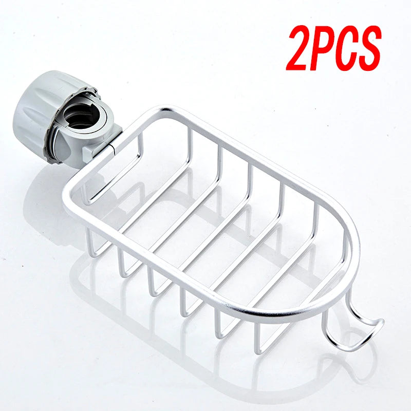 Adjustable Bathroom Faucet Storage Rack
