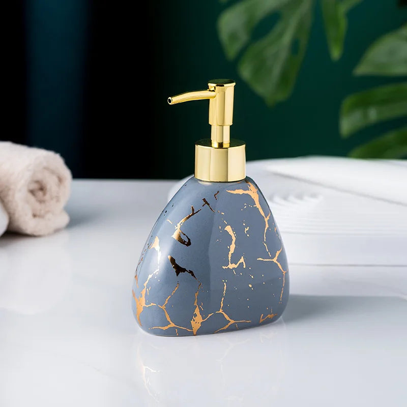 Ceramic Bathroom 5-Piece Set – Light Luxury Design