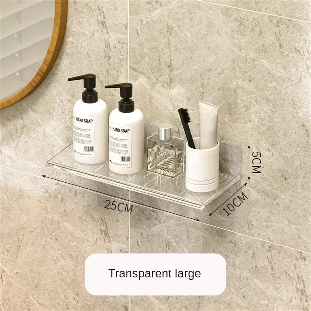 Wall-Mounted Bathroom Organizer Shelf
