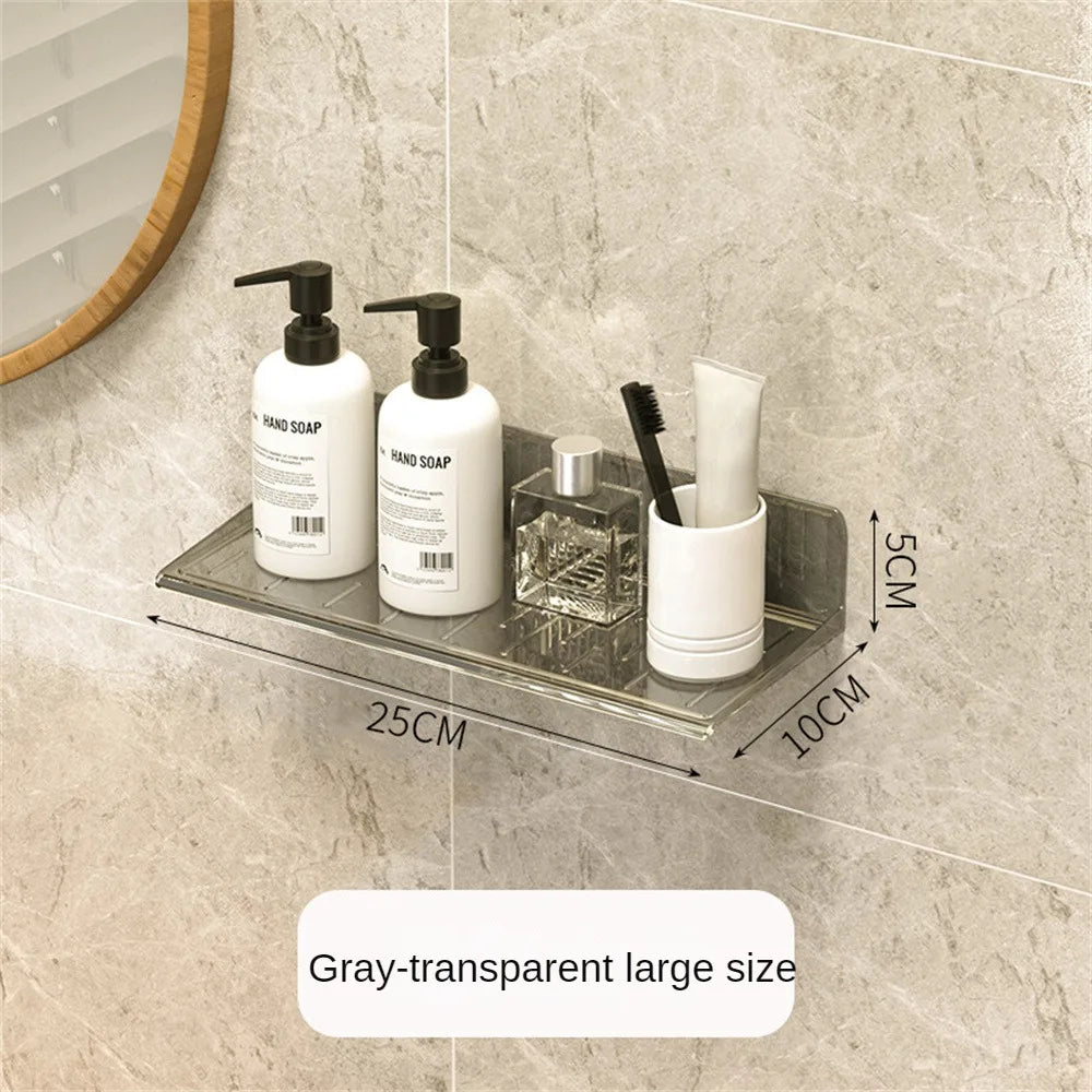 Wall-Mounted Bathroom Organizer Shelf